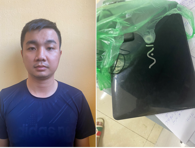 Công an huyện Vĩnh Bảo Bắt đối tượng đập kính ô tô trộm cắp máy tính